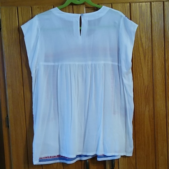 NWOT Fever Embroidered Blouse, Size L - Picture 2 of 10